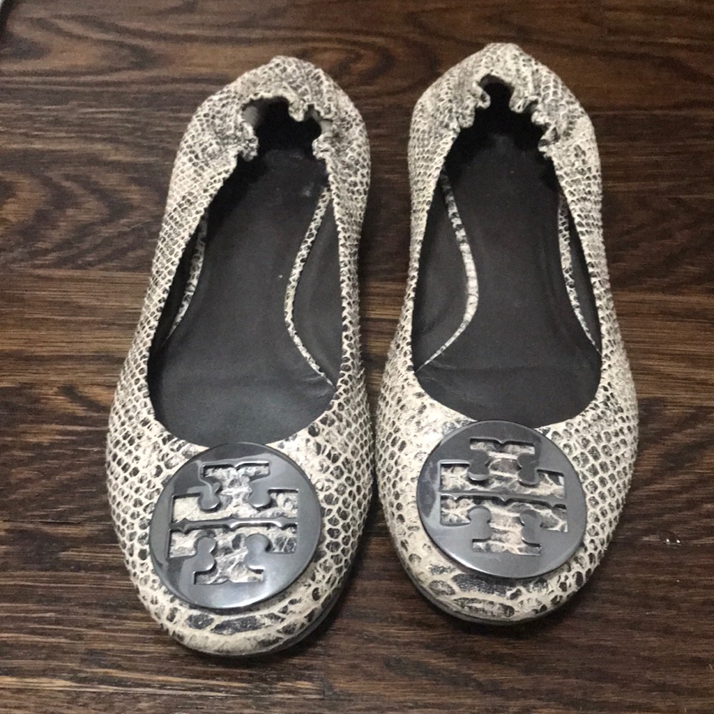 Tory Burch Python Flat